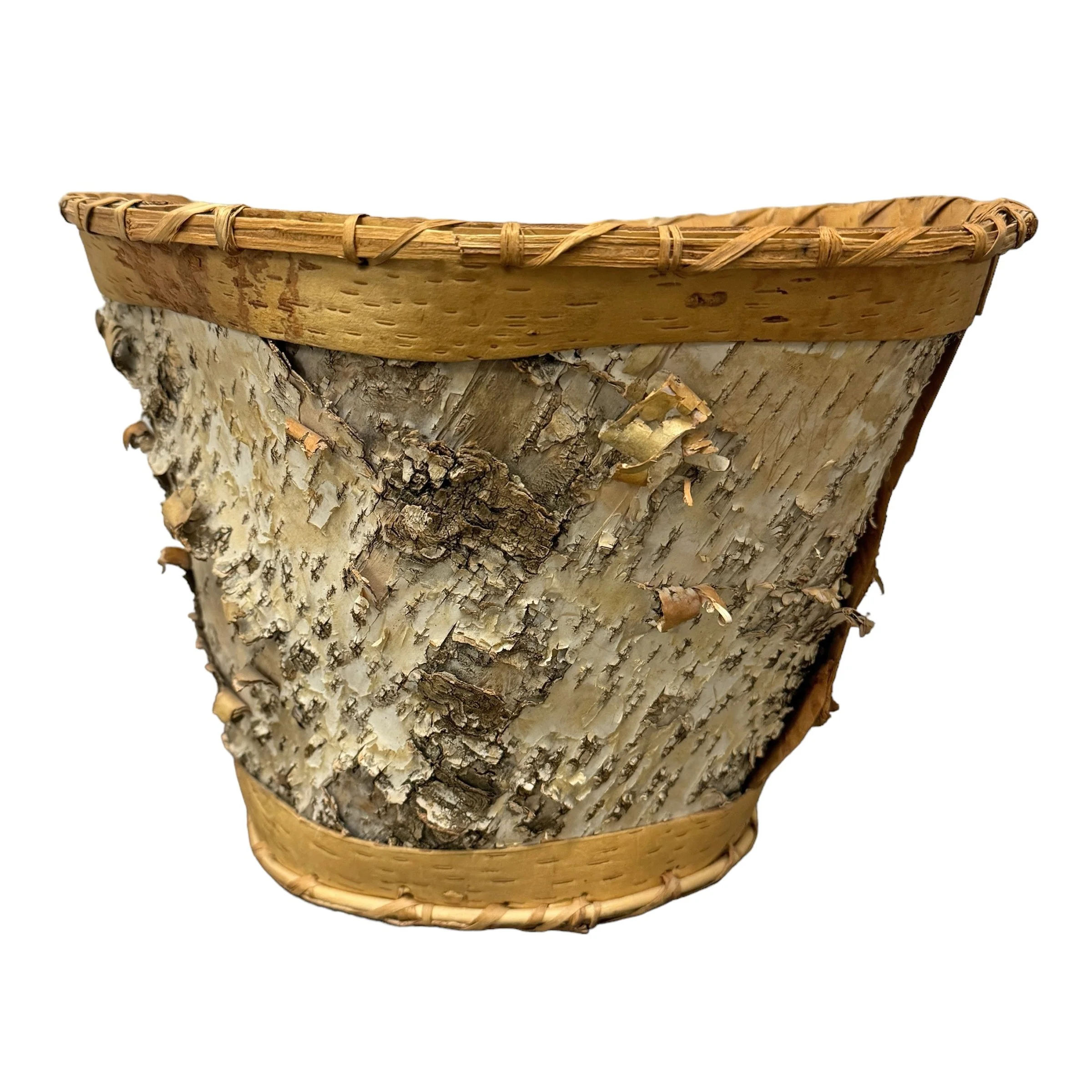 Vintage Native Chippewa Birch Bark Berry Basket — RIGHT | PROPER